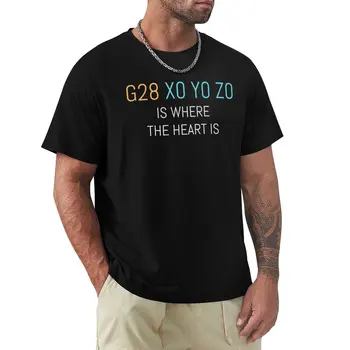 g28 x0 y0 z0 Yra, Kur Širdis Yra T-Shirt individualų t shirts, prakaito marškiniai vasaros viršūnes vyrų treniruotės marškinėliai