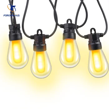 Liepsnos Lemputė LED String Žibintai 5V Vandeniui 8m 13m 18m 10/20/30 Lemputės Apšvietimas, Sodas, Baras Vestuvių Šventė Lauko Apdaila