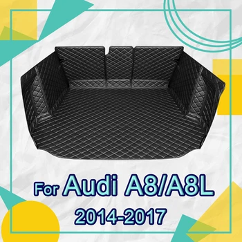 APPDEE Automobilio bagažo skyriaus kilimėlis Audi A8/A8L Ne hibridinis 2014 m. 2015 m. 2016 m. 2017 linijinių krovinių kilimų interjero aksesuarų dangtis