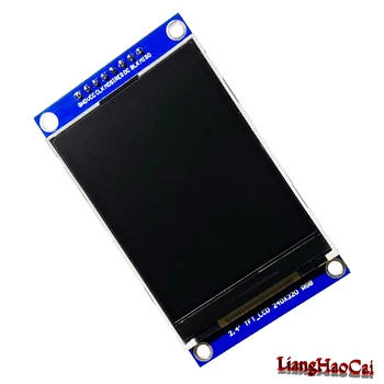 2,4 colių TFT LCD Modulis PCB lenta ILI9341 240x320 adapteris Suvirinimo Lydmetalis 18 tipo pin 4 vielos SPI sąsaja 2.54 mm tarpai