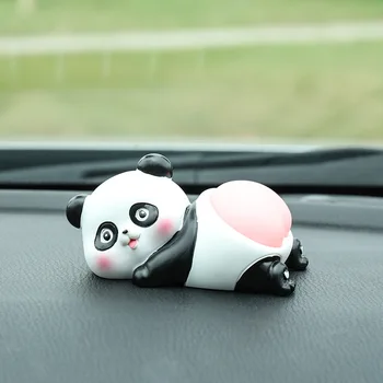 Galinio vaizdo Veidrodis Pakabukas Dovana, Automobilių Reikmenys Žiupsnelis mažą įtaisą žaisti bezdalius Mielas Paršelių Panda Triušis Automobilių Reikmenys