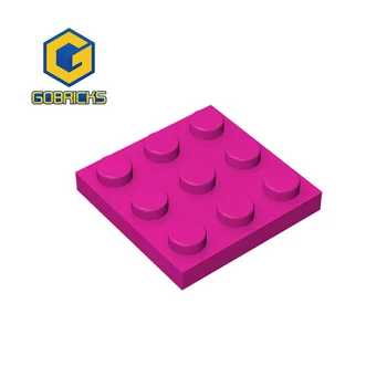 Gobricks Plytų Dalys Plokštė 3 x 3 Suderinama su 11212 vienetų Vaikų blokuoti Žaislų kūrimo bloką Dalelių Priedai