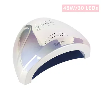 48W UV LED Nagų Lempa Su 30 Led Nagų Džiovintuvai Gydant Gelio Nagai lenkijos Manikiūro Džiovinimo Lempa su Auto Jutiklis, Laikmatis Meno Įrankiai