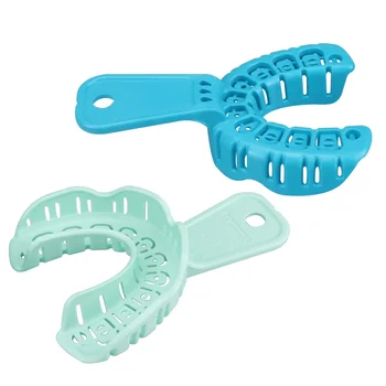 6Pcs/Set Dantų Plastiko Padėklai Dantų Turėtojas, Burnos Priežiūros Priemonės, Odontologijos Priemonės