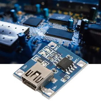 10VNT tipas-c /Micro USB 4.5 V-5.5 V 1A TP4056 Ličio Baterija, Kroviklio Modulis 1A Li-ion Reguliuojama Įkrovimo Valdyba