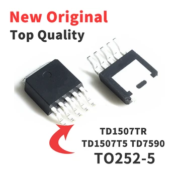 5 vnt TD1507 TR ADJ T5 T5R 5.0 SMD TO252-5 7590 Spardytis DC Konverteris Chip IC visiškai Naujas Originalus