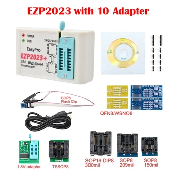 EZP2023+ greitųjų SPI FLASH Programuotojas EZP2023 USB Sudarytojas Paramos 24/25/93/95 EEPROM 25 Flash Bios Mikroschema