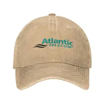 Atlanto Telekomunikacijų Logotipas Spausdinti Grafinis Atsitiktinis Džinsinio audinio kepurė Megzta kepurė Beisbolo kepuraitę