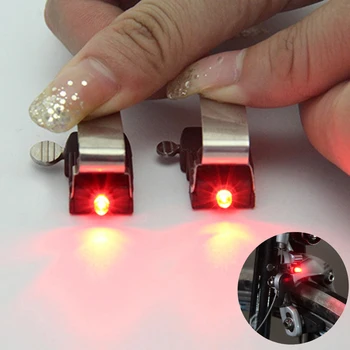 Mini Dviračių Nano Raudona LED Žibintai V&C Suportai Kelių Dviračių Stabdžių Žibintas Saugos Įspėjimas dviratį uodega Važiuoklės Žibintai Dviračių Priedų