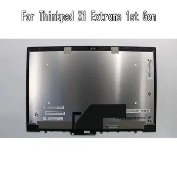 Nešiojamas LCD Jutiklinis Ekranas Lenovo Thinkpad X1 Ekstremalių 1st Gen 20MF 20MG P1 Gen 1 IP 4K UHD 3840x2160 40pin FRU 01YU648 01YU649