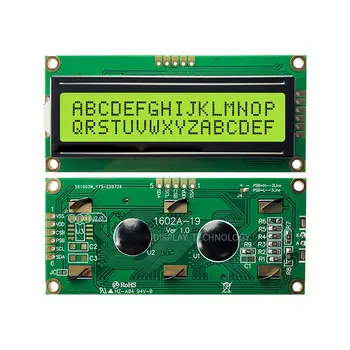 AIP31068 5V 16*2 Dot Matrix 1602 IIC SPI I2C 16x2 Simbolių LCD Ekranas