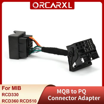 ISO Atnaujinti MQB į PQ Konverteris Plug Kabelio Adapteris skirtas VW 2003-2015 Įdiegti MIB Radijo RCD360 RCD330 RCD330G PLIUS