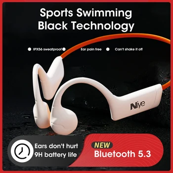 2023 NAUJAS Originalus Kaulais Bluetooth 5.3 Ausines Open Ear Clip bevieles Ausines su Mic Sporto Ausines, IPhone,
