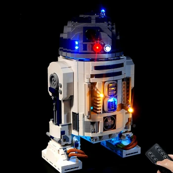 LED Apšvietimas Nustatyti 75308 Star R2-D2 Robotas Blokai Kolekcines, 