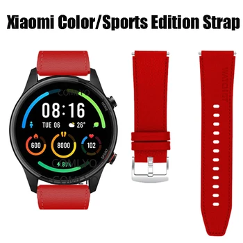 NAUJA Xiaomi Spalva laikrodžio dirželis Odinis smartband sporto juostos diržo smartwatch Spalva sporto edition apyrankės apyrankė