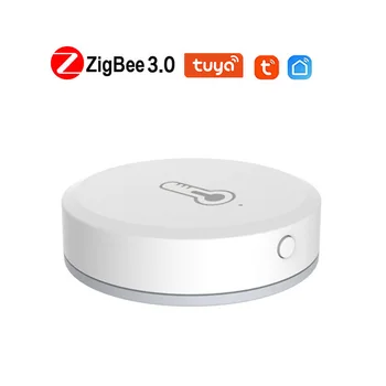 Tuya Zigbee 3.0 Temperatūros ir Drėgmės Jutiklis, Nuotolinio Stebėti, Smart Gyvenimo APP Baterija Dirbti su Alexa 
