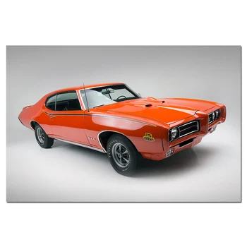 1969 m. Pontiac GTO Teisėjas Superautomobilį Plakatas Sienos Nuotrauka už Kambarį Sienos Meno Drobės audinys Audinys Spausdinti Tapyba