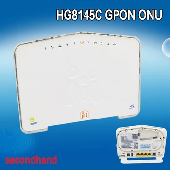 GPON ONU EPON HG8145C XPON ONT termianl su 1GE+3FE+voice+wifi anglų kalba, programinė įranga suderinama hG8546M Secondhand