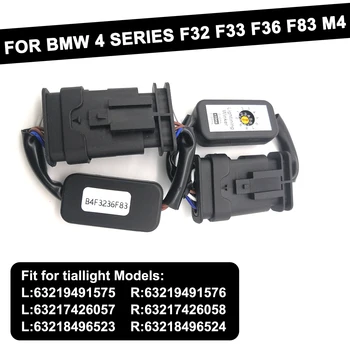 2vnt Dinamiškas Posūkio Signalo Indikatorius Juodas LED užpakalinis žibintas Add-on Modulis Laidas Laidas Pajungti BMW 4 Serijos F32 F33 F36 F83 M4