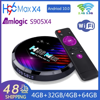 Android 2023 ip smarters kodai Smart TV Box H96 MAX X4 