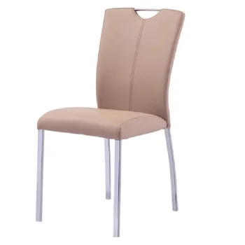 Modernus Ir Minimalistinis Šiaurės Laisvalaikio Namuose Kėdė Viešbutis Derybų Kėdė Nerūdijančio Plieno Patogus High-End Valgomojo Kėdės