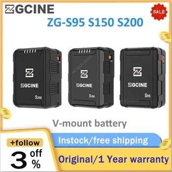ZGCINE ZG-S95 ZG-S150 ZG-S200 V-mount Baterijos Energijos Banko 14.8 V USB Tipo C daug Sąsajų V Lock Baterija Fotoaparatas DSLR