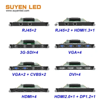 Geriausios Kainos Novastar H Serijos RJ45 3G-SDI 12G-SDI VGA CVBS DVI HDMI DP LED Ekranas Įvesties ir Išvesties Siųsti Kortelę H2 H5 H9 H15