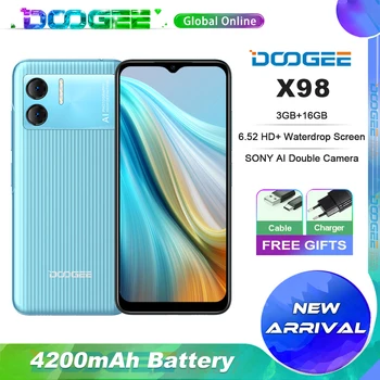 DOOGEE X98 Android 12 Telefoną 6.52