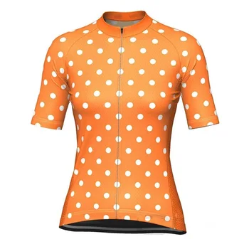 Vasarą Moteris trumpomis Rankovėmis Dviračių Jersey Švarkas Sporto Kelių MTB Bike Moto Kalnų Megztinis Viršuje Dėvėti Moterys Dizaino Orange Marškinėliai